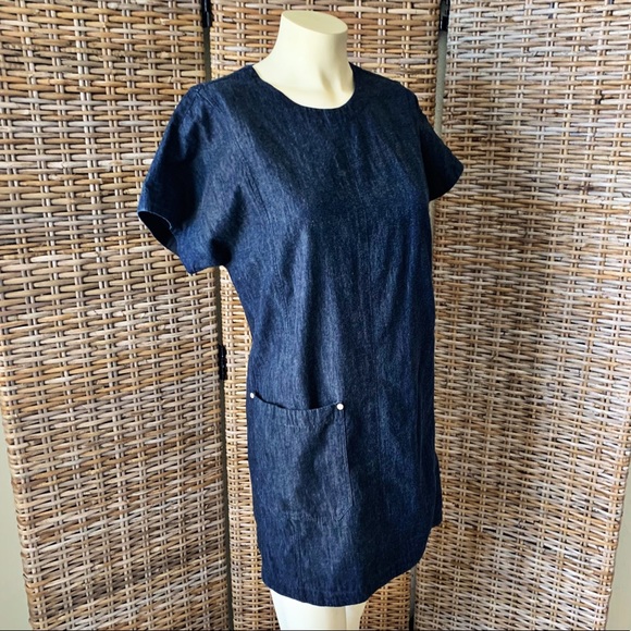 Rag & Bone Ryder Dark Denim Sheath Dress Size XS - Picture 4 of 12